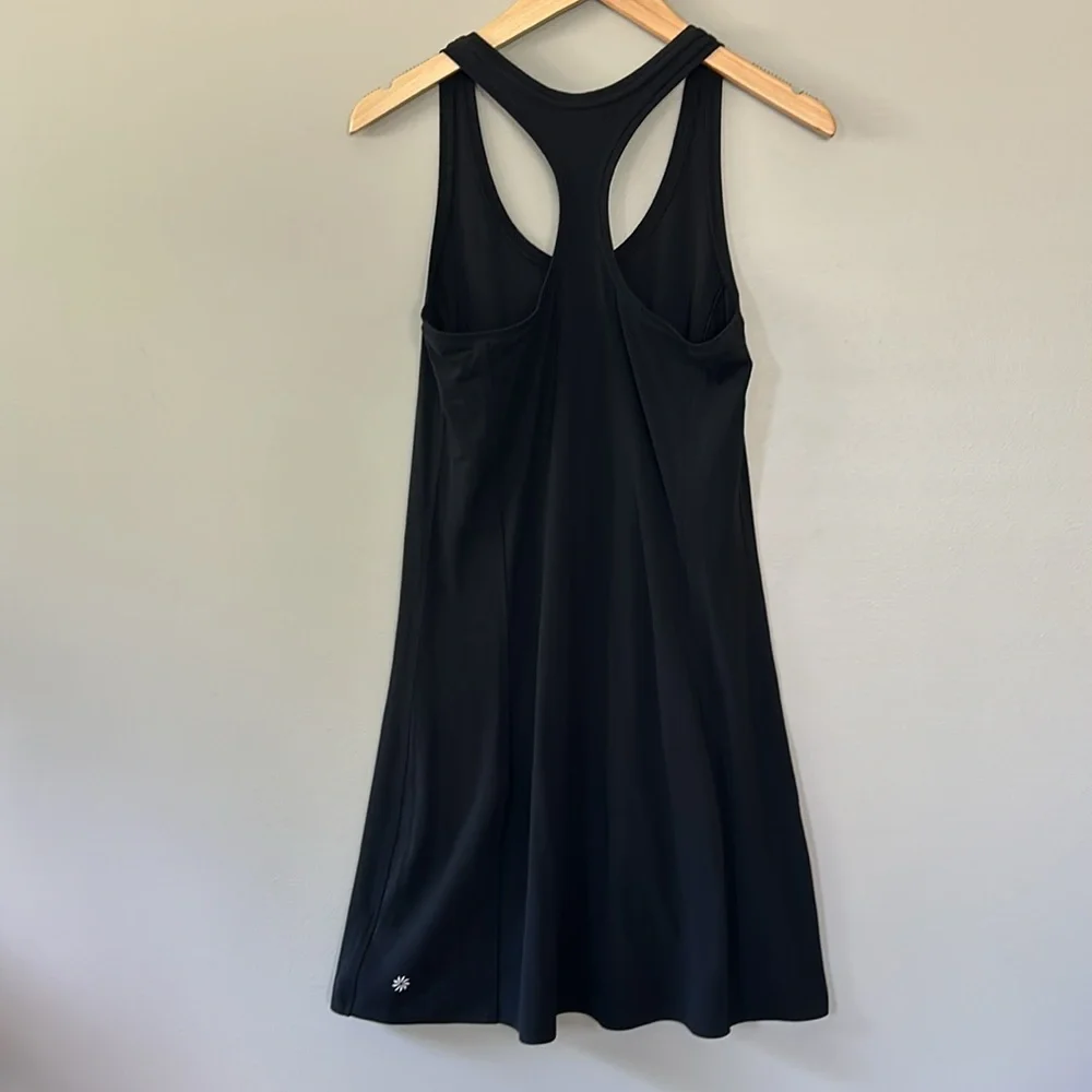 Athleta On‎ My Way Dress in Powervita Sz M Black - Picture 5 of 8